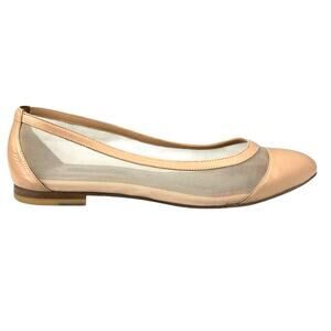 Margaux Women’s The Pointe Napa Nude Mesh Ballet Flats Size 38.5 US 8.5